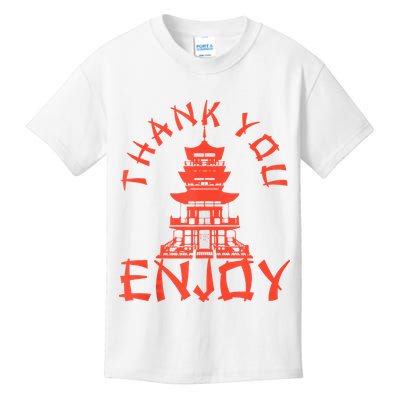 Chinese Take Out Thank You Enjoy Food Asian Chinese Takeout Kids T-Shirt
