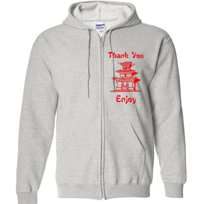 Chinese Take Out Full Zip Hoodie