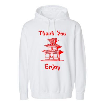 Chinese Take Out Garment-Dyed Fleece Hoodie