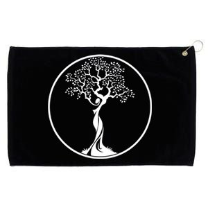 Circle Tree Of Life Yoga Gift Grommeted Golf Towel