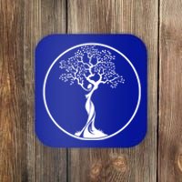 Circle Tree Of Life Yoga Gift Coaster