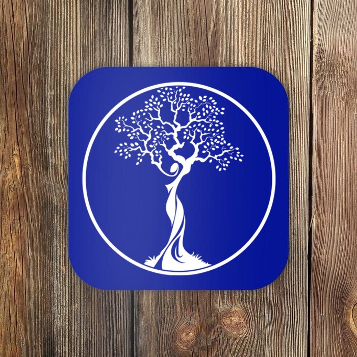 Circle Tree Of Life Yoga Gift Coaster