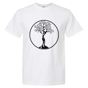 Circle Tree Of Life Yoga Gift Garment-Dyed Heavyweight T-Shirt