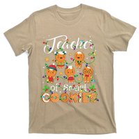 Christmas Teacher Of Smart Cookies Gingerbread Xmas Teacher Gift T-Shirt