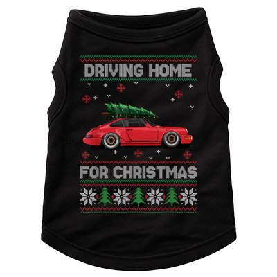 Christmas Tree Oldtimer Car Xmas Ugly Sweater Pullover Look Doggie Tank
