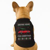 Christmas Tree Oldtimer Car Xmas Ugly Sweater Pullover Look Doggie Tank