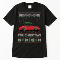 Christmas Tree Oldtimer Car Xmas Ugly Sweater Pullover Look Tall T-Shirt