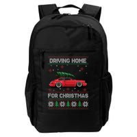Christmas Tree Oldtimer Car Xmas Ugly Sweater Pullover Look Backpack