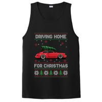 Christmas Tree Oldtimer Car Xmas Ugly Sweater Pullover Look PosiCharge Competitor Tank