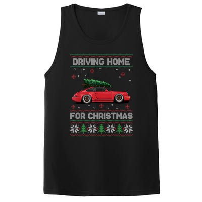 Christmas Tree Oldtimer Car Xmas Ugly Sweater Pullover Look PosiCharge Competitor Tank