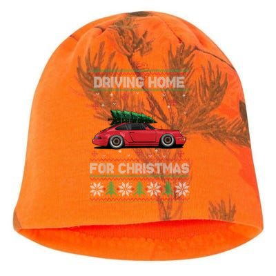 Christmas Tree Oldtimer Car Xmas Ugly Sweater Pullover Look Kati - Camo Knit Beanie