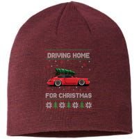 Christmas Tree Oldtimer Car Xmas Ugly Sweater Pullover Look Sustainable Beanie