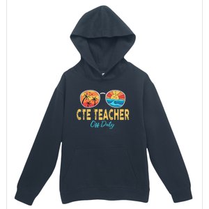 CTE Teacher Off Duty Happy Last Day Of School Summer Premium Urban Pullover Hoodie