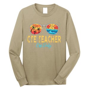 CTE Teacher Off Duty Happy Last Day Of School Summer Premium Long Sleeve Shirt