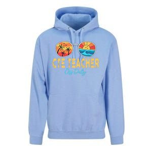 CTE Teacher Off Duty Happy Last Day Of School Summer Premium Unisex Surf Hoodie