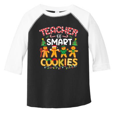 Christmas Teacher Of Smart Cookies Funny Cute Gingerbread Toddler Fine Jersey T-Shirt