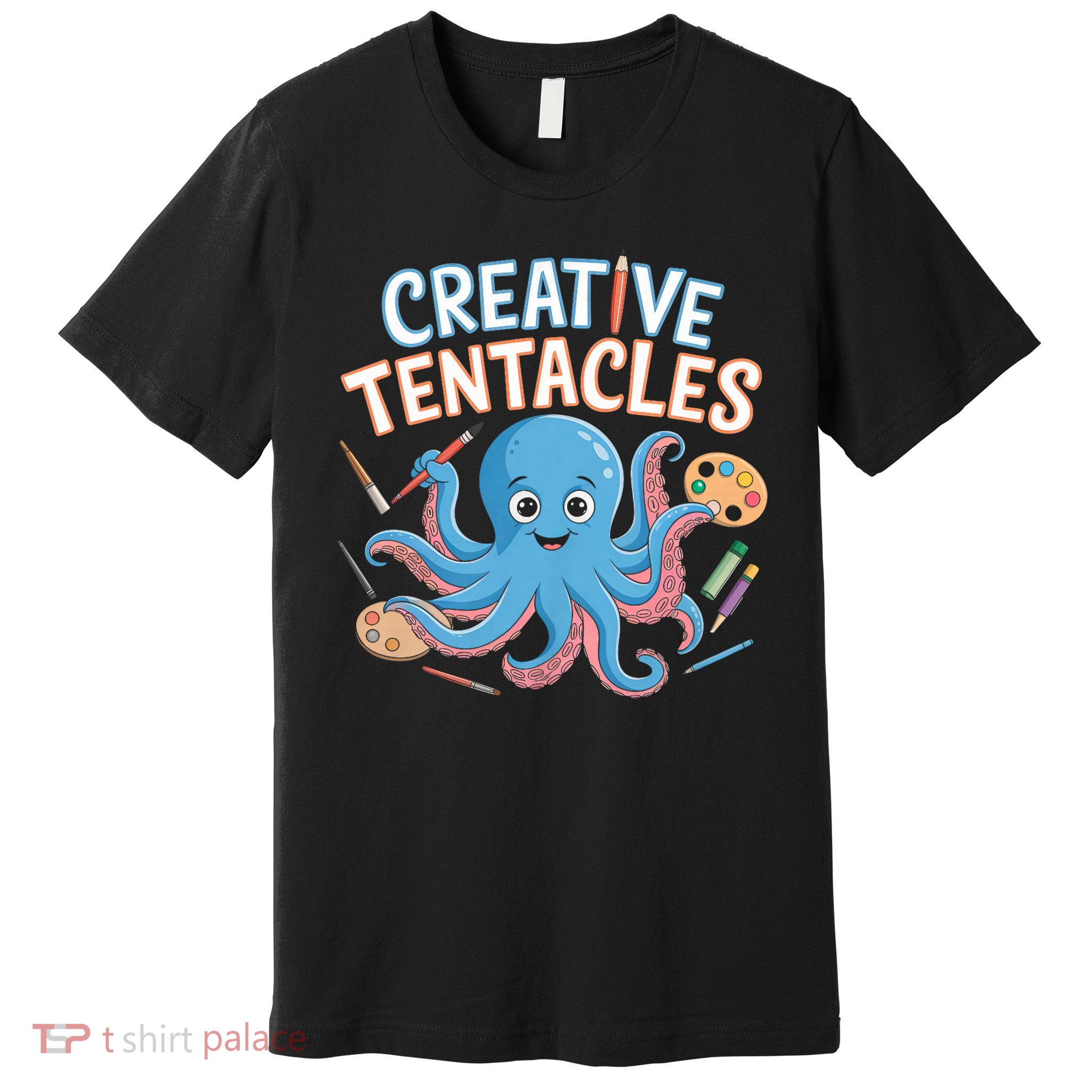 Creative Tentacles Octopus Artist Premium T-Shirt