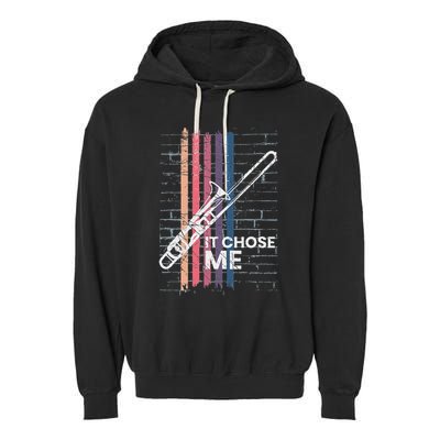 Cool Trombone Outfit For A Player Made Of Brass Trombone Garment-Dyed Fleece Hoodie
