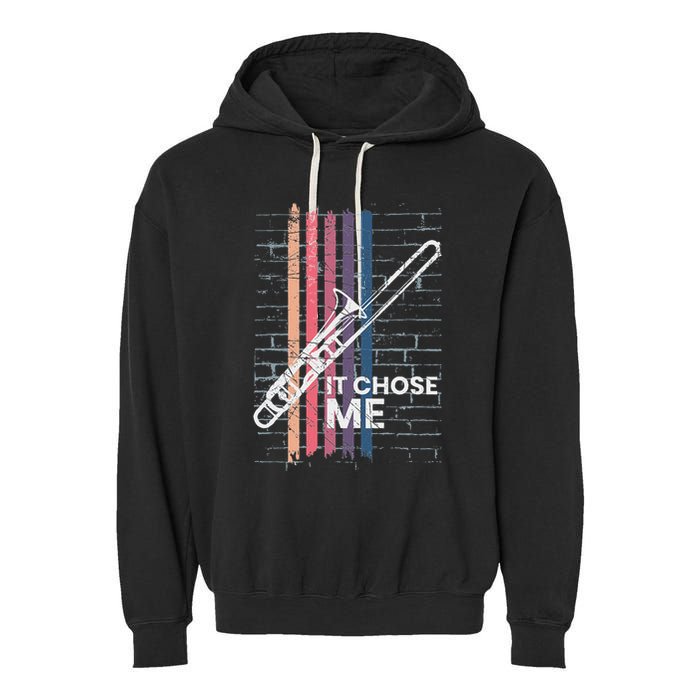 Cool Trombone Outfit For A Player Made Of Brass Trombone Garment-Dyed Fleece Hoodie