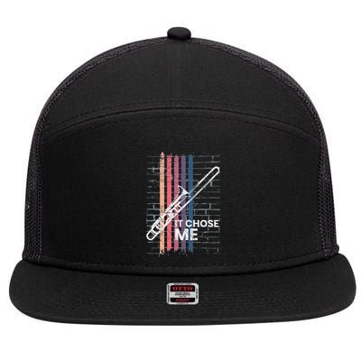Cool Trombone Outfit For A Player Made Of Brass Trombone 7 Panel Mesh Trucker Snapback Hat