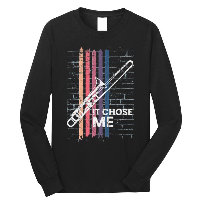 Cool Trombone Outfit For A Player Made Of Brass Trombone Long Sleeve Shirt