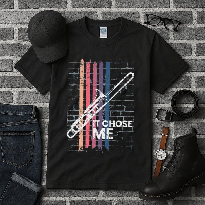 Cool Trombone Outfit For A Player Made Of Brass Trombone Tall T-Shirt
