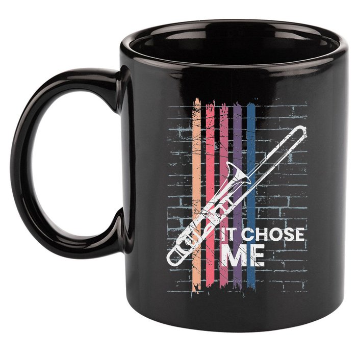 Cool Trombone Outfit For A Player Made Of Brass Trombone 11oz C Handle Ceramic Mug