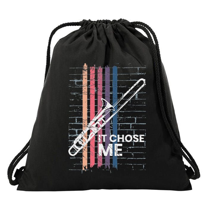 Cool Trombone Outfit For A Player Made Of Brass Trombone Drawstring Bag