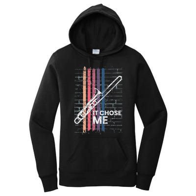Cool Trombone Outfit For A Player Made Of Brass Trombone Women's Pullover Hoodie