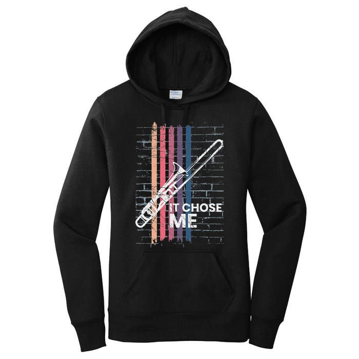 Cool Trombone Outfit For A Player Made Of Brass Trombone Women's Pullover Hoodie