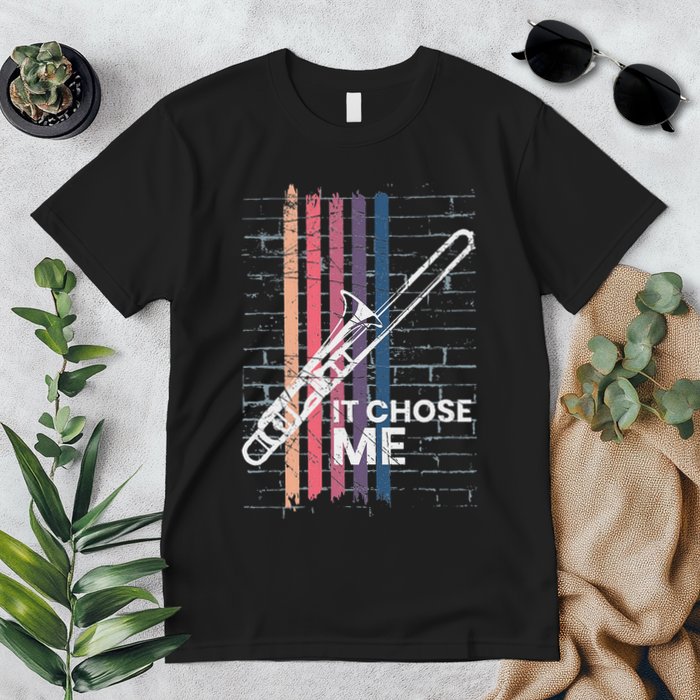 Cool Trombone Outfit For A Player Made Of Brass Trombone Premium T-Shirt