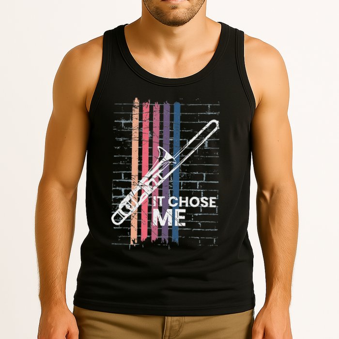 Cool Trombone Outfit For A Player Made Of Brass Trombone Tank Top