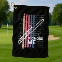Cool Trombone Outfit For A Player Made Of Brass Trombone Golf Towel