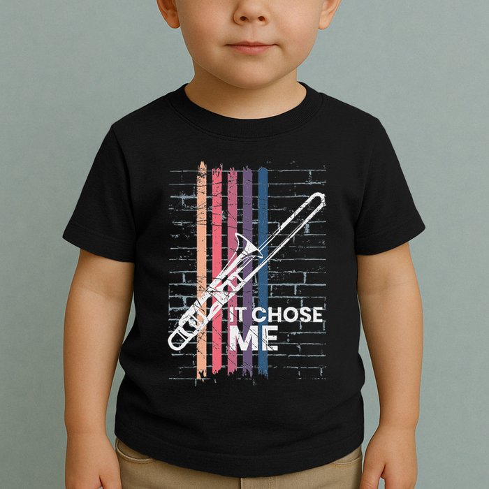 Cool Trombone Outfit For A Player Made Of Brass Trombone Toddler T-Shirt