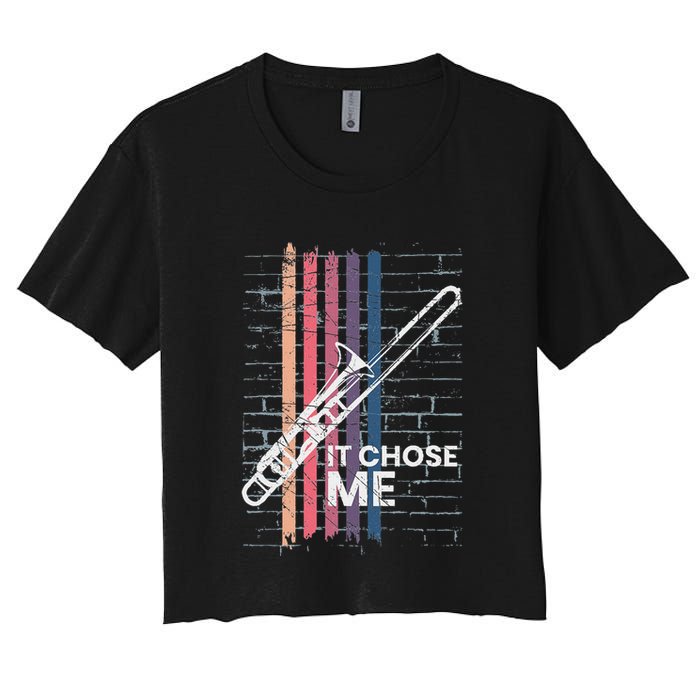 Cool Trombone Outfit For A Player Made Of Brass Trombone Crop Top