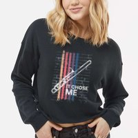 Cool Trombone Outfit For A Player Made Of Brass Trombone Cropped Pullover Crew
