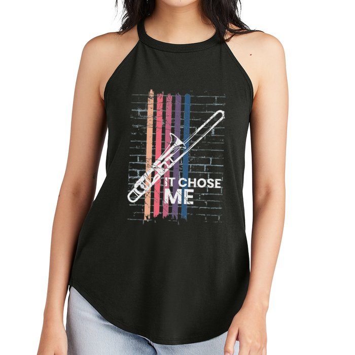 Cool Trombone Outfit For A Player Made Of Brass Trombone Women's Perfect Tri Rocker Tank