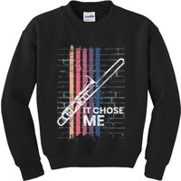 Cool Trombone Outfit For A Player Made Of Brass Trombone Kids Sweatshirt