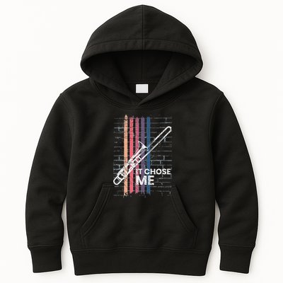 Cool Trombone Outfit For A Player Made Of Brass Trombone Kids Hoodie