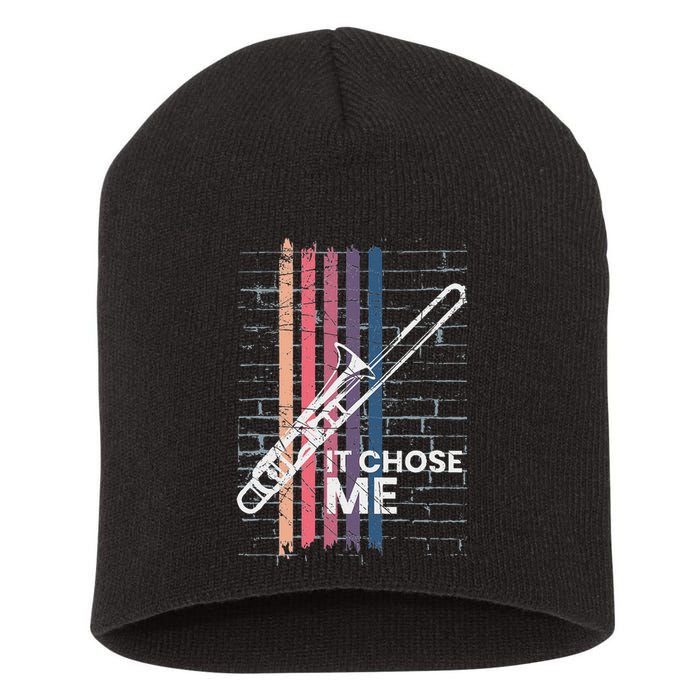 Cool Trombone Outfit For A Player Made Of Brass Trombone Short Acrylic Beanie