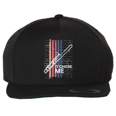 Cool Trombone Outfit For A Player Made Of Brass Trombone Wool Snapback Cap