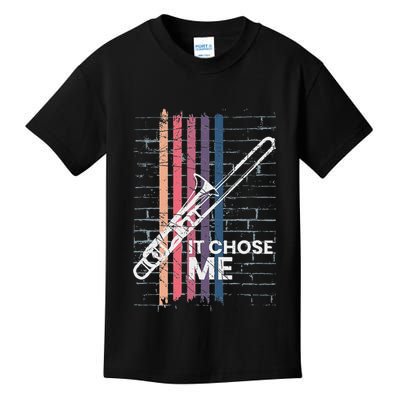 Cool Trombone Outfit For A Player Made Of Brass Trombone Kids T-Shirt