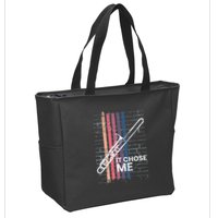 Cool Trombone Outfit For A Player Made Of Brass Trombone Zip Tote Bag