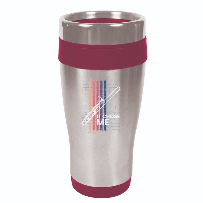 Cool Trombone Outfit For A Player Made Of Brass Trombone 16oz Travel Tumbler