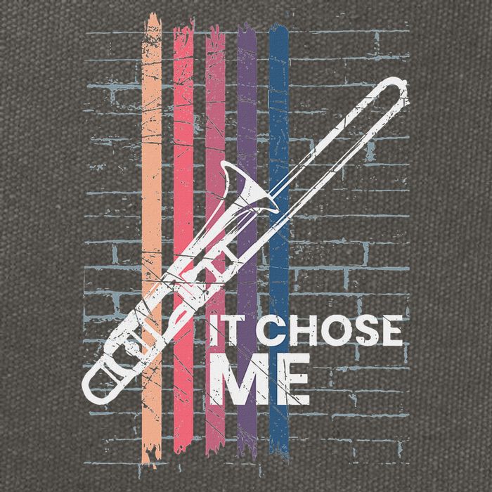 Cool Trombone Outfit For A Player Made Of Brass Trombone Cotton Canvas Backpack