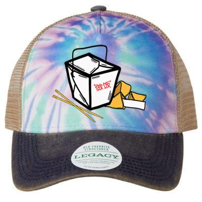 Chinese Take Out Fortune Cookie Asian Inspired Legacy Tie Dye Trucker Hat