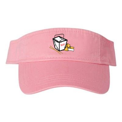 Chinese Take Out Fortune Cookie Asian Inspired Valucap Bio-Washed Visor