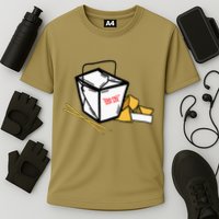 Chinese Take Out Fortune Cookie Asian Inspired Performance Shirt