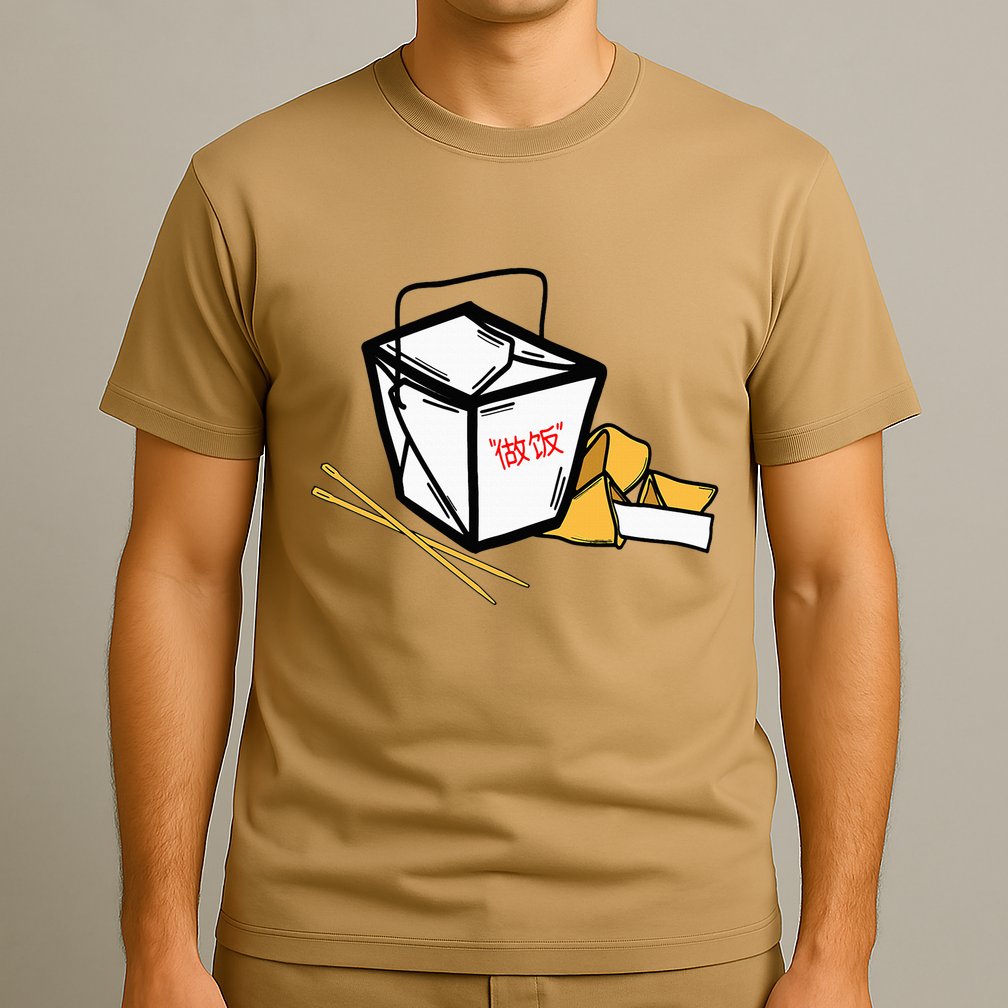 Chinese Take Out Fortune Cookie Asian Inspired T-Shirt