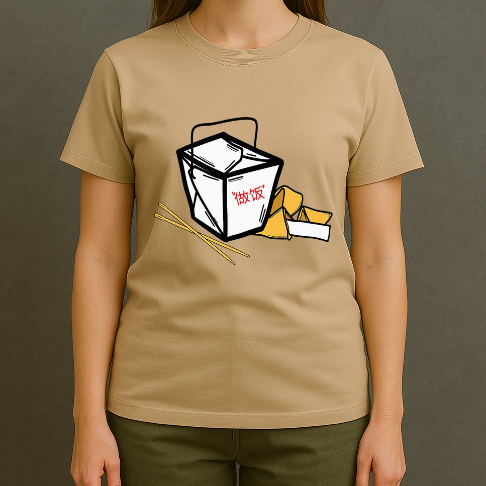 Chinese Take Out Fortune Cookie Asian Inspired T-Shirt
